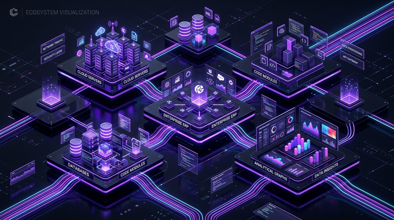 ELSYNQ Architecture & Ecosystem Visualization
